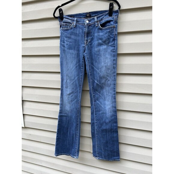 VTG Citizens of Humanity Jeans Womens 29 Amber Stretch High Rise Bootcut Dark - Picture 2 of 12